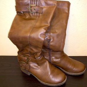 SO Knee-High Brown Boots, size 8
